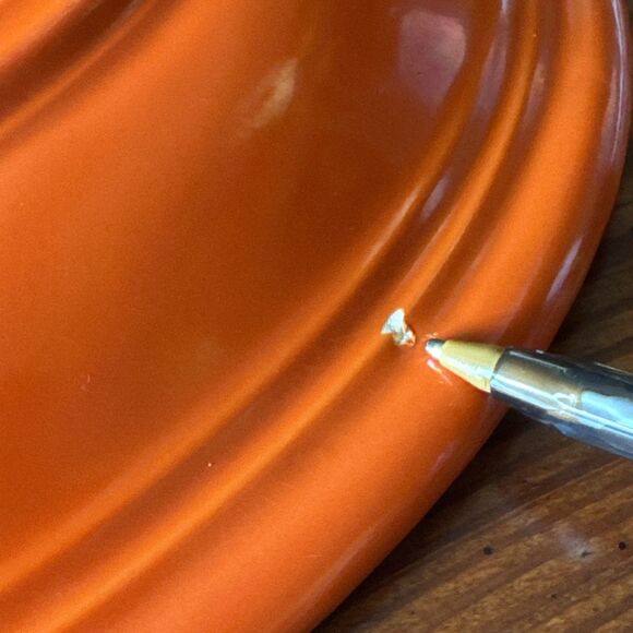 Homer Laughlin Fiesta Poppy 13.5" x 9.5" Large Oval Ceramic Serving Platter - Picture 6 of 8